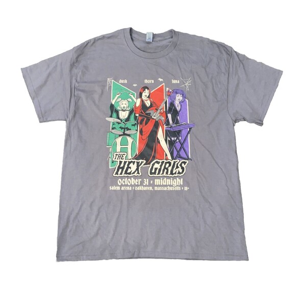 The Hex Girls Inspired Tee, The Hex Girls Rock Band Music Halloween T-Shirt XL - Picture 1 of 10